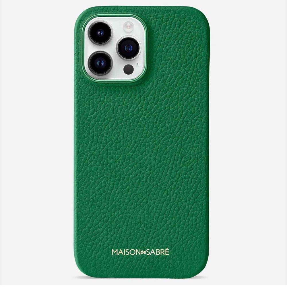 Maison de Sabré iPhone 15 Pro Case - Emerald Green📱💚 Brand New Never Used